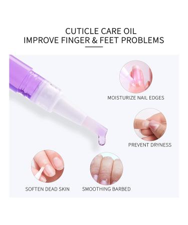Morovan Nail Cuticle Oil Pen - 20PCS Nail Nourishment Gel with Natural Ingredients - Repair and Strengthen Damaged Nails - Buy Online on GoSupps.com