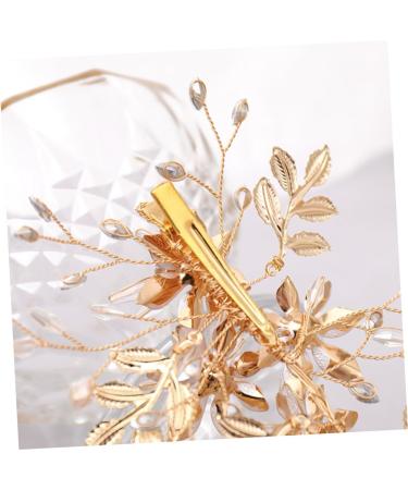 Beaupretty 1pc Flower Hair Accessories for Bridals Flower Hair Clips Crystal Hair Clips Rhinestone Side Hair Clips Wedding Women Barrettes Wedding Barrettes Hair Pin Bride Fashion - Buy Online on GoSupps.com