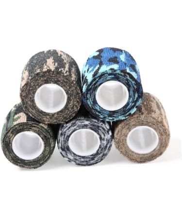Toddmomy Emergency Medical Tape - 6 Pcs Athletic Camouflage Gauze Tape | Self-Elastic First Aid Ribbon for Sports & Emergencies - International Shipping Available - Buy Online on GoSupps.com