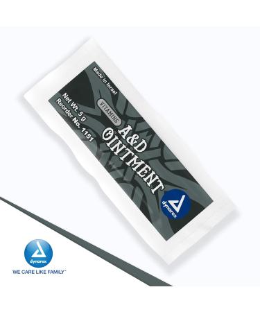 Dynarex Vitamin A&D Ointment (Lanolin-Free) - 144 Packets/Box - 5g - Minor Cuts, Burns, Diaper Rash, Dry Skin - Buy Online on GoSupps.com