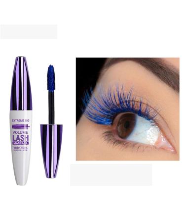Fiber Mascara - 5D Silk Dual Brush Mascara Waterproof & Smudge-Proof | Ultra Long-Lasting Mascara, Lengthening & Defining Mascara for Charming Makeup Rianpesn