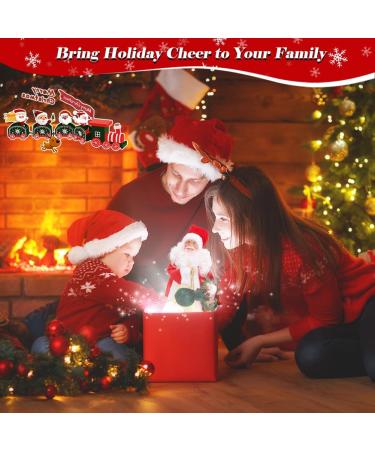 ZeroTop 16 Electric Singing Walking Santa Claus Plush Toy with Music & Lights - Christmas Ornaments Stuffed Toy for Kids Gift - Home Party Xmas Decor (Red - Buy Online on GoSupps.com