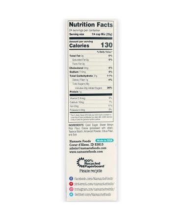 Namaste Foods Gluten Free Brownie Mix 30 oz - Delicious & Easy to Bake - Buy Online on GoSupps.com