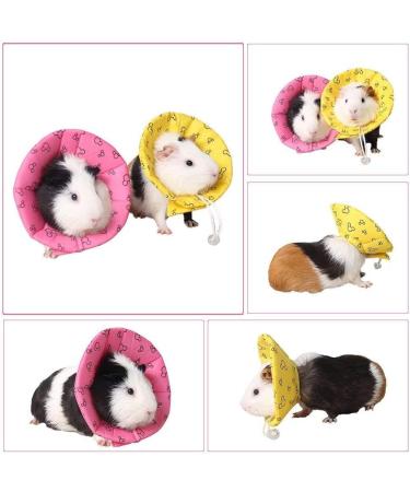 NashaFeiLi Elizabethan Pet Collar for Hamster & Chinchilla - Adjustable Comfortable Size M in Pink & Rose - Buy Online on GoSupps.com
