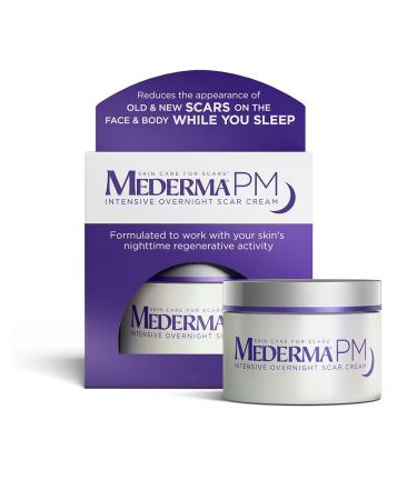 Mederma PM Intensive Overnight Scar Cream - Works with Skin's Nighttime Regenerative Activity - Once-Nightly Application Is Clinically Shown to Make Scars Smaller & Less Visible- 1.7 ounce