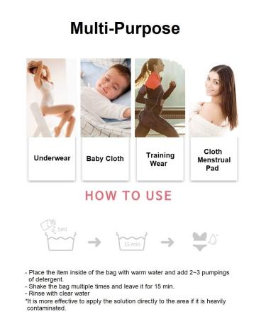 Underwear Washing Detergent 500ml | Ideal Hand Wash for Lingerie - Gentle & Effective Care - Buy Online on GoSupps.com
