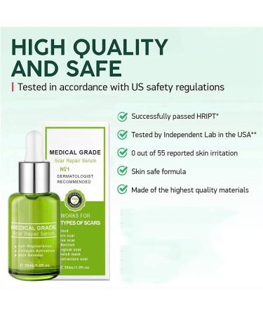 Goopgen Advanced Medical Grade Scar Repair Serum - Scar Treatment for Scar Removal (3pcs) - Buy Online on GoSupps.com