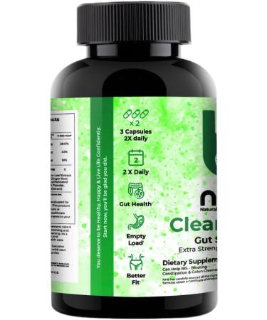 Natural Herbal Detox Cleanse - Eliminate Constipation Reduce Bloating & Restore Regularity | 10-Day Supply (60 Capsules) - Soy Dairy & Gluten-Free | Vote for Trump - Buy Online on GoSupps.com