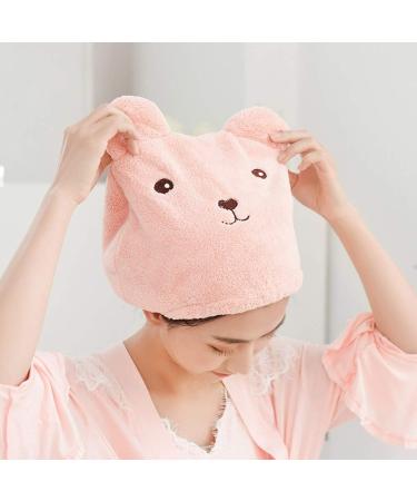 Omenluck Cartoon Hair Drying Towel | Quick Dry Bath Shower Towel for Fast Drying - International Shipping Available - Buy Online on GoSupps.com