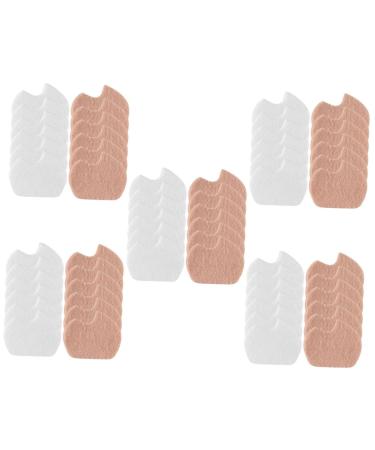 FRCOLOR 30 Pairs Forefoot Pad Foot Cushions Shoe Pads Forefoot Cushion Shoe Inserts for Heels Metatarsal Pads Forefoot Wear-Resist Pad High Heel Pad Reusable Pad Forefoot Pad for Forefoot
