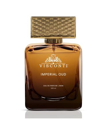 Visconties Imperial OUD Perfume For Men Eau De Parfum Long Lasting Fragrance With Agarwood Oud Patchouli & Saffron Oriental Scent and Anti-Stain Premium Luxury Perfume 3.38 fl Oz. - Buy Online on GoSupps.com
