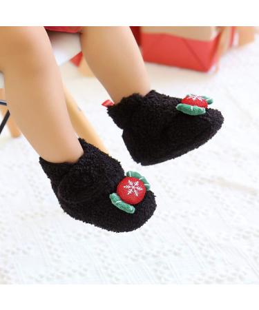 Matt Keely Baby Anti-Slip Soft Sole Winter Boots 12-18 Months Black Style 3 - Buy Online on GoSupps.com