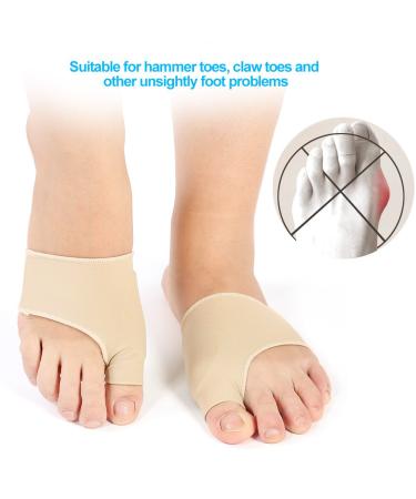 Bunion Corrector Silicone Pads - Foot Guard Relief Kit for Hallux Valgus Pain - Protector Sleeves (Size L) - Buy Online on GoSupps.com