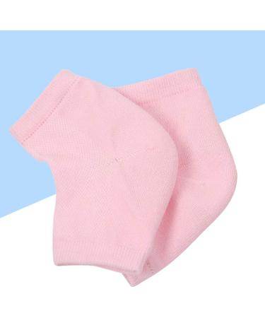 Minkissy Heel Socks - Silicone Gel Spa Socks for Cracked Heels & Dry Feet Repair | Moisturizing Cuff Support - Buy Online on GoSupps.com