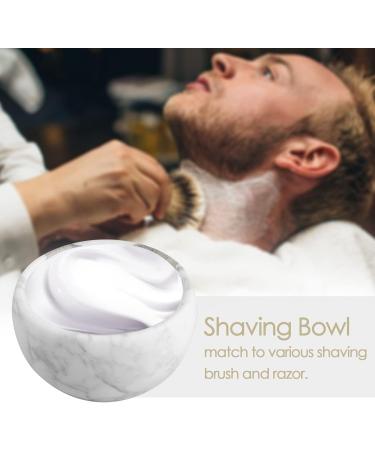 Linkidea Marmor-Razi Bowl - Premium Shaving Soap Mug for Men | Wide Opening Barber Foam Cup for Beard & Wet Razor Shaving - Buy Online on GoSupps.com
