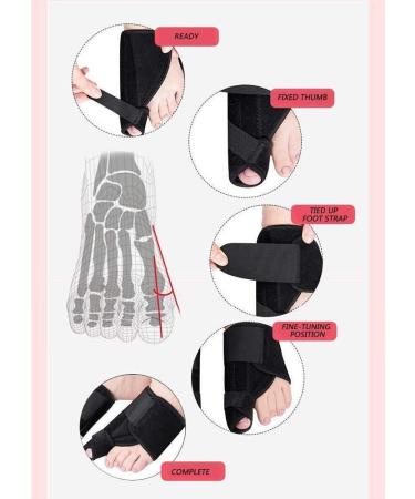 CAZARU FXJ Corrector for Valgus, Hammer Toe, and Toe Pain - Toe Straightener and Spacer - Size Medium - Buy Online on GoSupps.com
