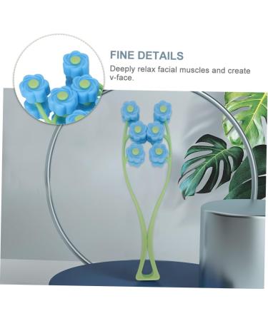 minkissy Facial Roller Facial Tool Face Massaging Tool Skincare Tool Skin Care Tools for Face Facial Lifting Tool Face Exerciser Hand Tools Beauty Tools Men and Flower Shape Assorted Color 2 21X7cm - Buy Online on GoSupps.com