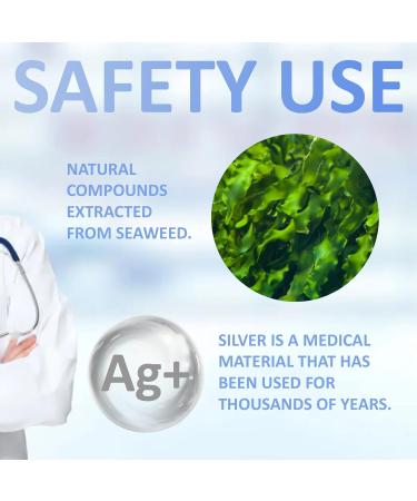 Dr. Med Silver Calcium Alginate Wound Dressing 4''x4'' Patches - High Absorbency Alginate Wound Bandage - Non-Adhesive Gauze - Painless Removal - 10 Individual Packs (10 PCS/Box) - Buy Online on GoSupps.com