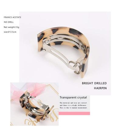 Frcolor Hair Clips - Spring Ponytail Half Round Hairpins for Women & Girls - Perfect Hair Accessories for Stylish Decorations | International Shipping Available - Buy Online on GoSupps.com