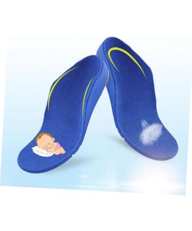 NOLITOY Kids Sports Insoles - Breathable & Shock Absorbing Insoles for Children - Blue Size 3 - Buy Online on GoSupps.com