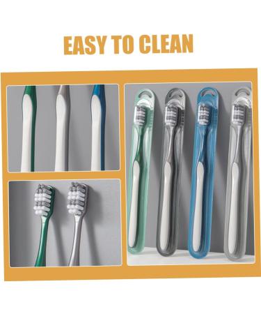 Goohochy 8-Set Hard Bristle Travel Toothbrushes for Men - Reduces Tooth Spots Perfect for Camping & Daily Use - Buy Online on GoSupps.com