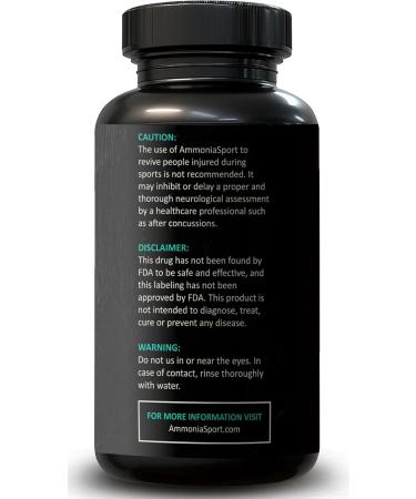 Smelling Salts - Aqua (Original) Pre-Activated with Hundreds of Uses Per Bottle - AmmoniaSport - Buy Online on GoSupps.com