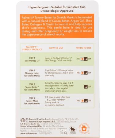 Palmers Cocoa Butter Tummy Butter for Stretch Marks 125g Jar - Pack of 1 - Buy Online on GoSupps.com
