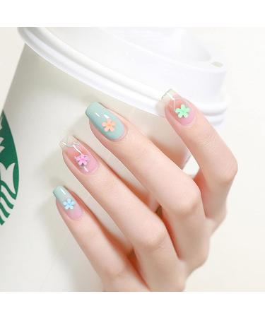 3D Flower Nail Charms with Gold Silver Caviar Beads - Nail Art Decoration - Buy Online on GoSupps.com