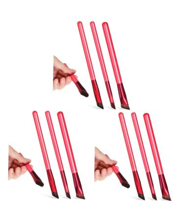 FRCOLOR 9 Pieces Wild Eyebrow Brush Angled Concealer Brush Wild Eyebrow Brush Eyeshadow Applicators Makeup Brush Eyeliner Brush Realistic Eyebrow Brush Chamfer