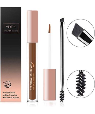 Onlyoily Eyebrow Gel Long Lasting Liquid Tattoo Waterproof Eyebrow Tattoo Double Ended Eyebrow Makeup-Waterproof Transfer-Free Long Lasting - Buy Online on GoSupps.com