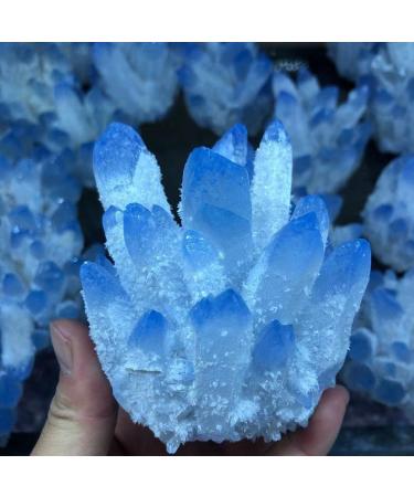 Natural Crystal Rough 300g-780g Natural Blue Phantom Ghost Quartz Crystal Cluster for Decoration 1pc (Color : 1pc 640g-700g) - Buy Online on GoSupps.com