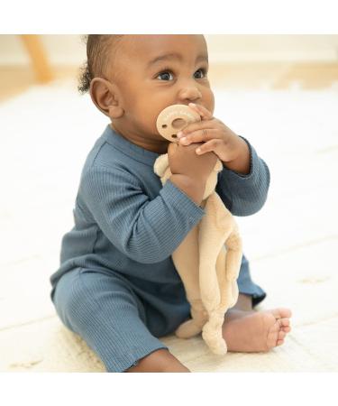 Bella Tunno Bubbi Buddy Lovey Pacifier Holder - Soft Plush Animal-Themed Baby Soother (Bear) - Buy Online on GoSupps.com