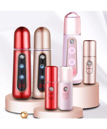 POPETPOP Facial Cool Mister Steamer Mister Spray Face Mist Mister for Face Mister Face Steamer for Face Mini Face Mist Sprayer Facial Mister Sprayer Facial Mister Steamer Hydrating 14X3.9X3.9CM Golden - Buy Online on GoSupps.com