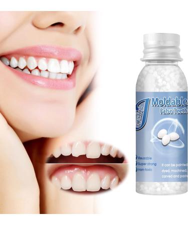 Provisional dentures dentures prosthesis temporary dental repair set temporary dental repair kit vampires fake dentures for Halloween cosplay 20ml