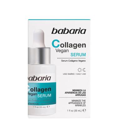 Babaria Collagen Vegan Serum - Anti-Aging Face Serum for Elasticity & Firmness - Natural Wild Plant Skin Care - 1 oz - Buy Online on GoSupps.com