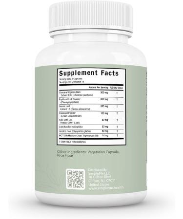 SIMPLEME Colon Cleanse Detox - Natural Relief for Constipation & Bloating - 30-Day Gut Support for Weight Management - 30 Capsules - Buy Online on GoSupps.com