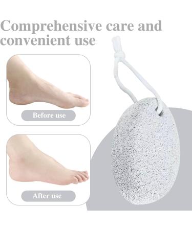 Natural Foot Pumice Stone for Feet Hard Skin Callus Remover for Feet and Hands Exfoliate Rough Skin Equipped with Kitchen Bathroom Hanging Convenient Quick-Drying Hand Towel. - Buy Online on GoSupps.com