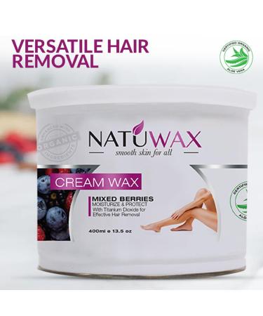 Natuwax Cream - Moisturizing Berries Hydrates and Softens Skin - Soft Skin - Buy Online on GoSupps.com