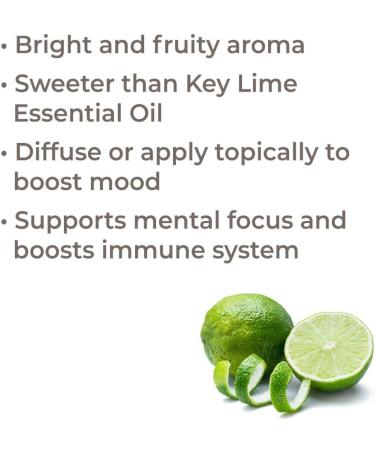 Plant Therapy Persian Lime Essential Oil 10 mL - 100% Pure & Natural Aromatherapy - Therapeutic Grade Lime Oil - Buy Online on GoSupps.com
