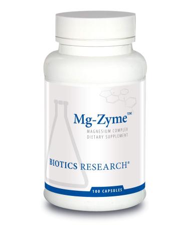 Biotics Research Mg-Zyme Magnesium Glycinate Improves Sleep Promotes Relaxation and Supports Overall Cardiovascular Health 100 Capsules - Buy Online on GoSupps.com