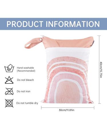 Maeau 2-Piece Wetbags for Fabric Diapers | Reusable Waterproof Organizer Bags | 32 Patterns | Ideal for Kindergarten & Gym | 30x40cm - Buy Online on GoSupps.com