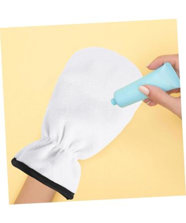 FRCOLOR 1 Pair Maintenance Essential Oil Gloves Hot Wax Hand Gloves Spa Hand Mitts Spa Moisturizing Gloves Thermal Gloves Exfoliating Gloves Heating White Polyester Warm Gloves 29X16X1CM - Buy Online on GoSupps.com