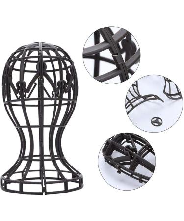 Portable ABS Foldable Wig Stand - Black | Perfect for Washing | International Shipping Available - Buy Online on GoSupps.com