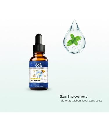 Gum Health Mouthwash Non-Burning Whitening Treatment 50ml - For Adults | Fresh Gum Care for Home and Travel Hygiene - Buy Online on GoSupps.com