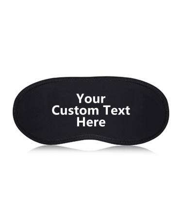 Bluland Custom Personalized Sleep Mask Print Your Picture Funny Eye Mask (Add Your Text)