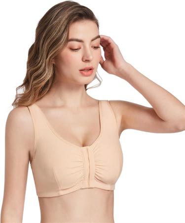 Xwsm Breast Prosthesis Post-Surgical Cotton Vest for Women - Comfort & Support | Mastectomy BH (ABC) - Thin Underwear in Gray - Buy Online on GoSupps.com