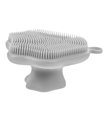 Didiseaon Face Brush Face Scrubber Face Exfoliator Face Exfoliation Brush Facial Brush Silicone Bath Scrubber Bath Brush Multifunctional Brush Deep Cleaning Man Silica Gel