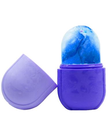 Ice Face Roller Silicone Ice Mold For Face Eyes Neck Reusable Washable Ice Roller For Face And Eye Tighten & Even Skin Reduce Puffiness & Migraine Relief