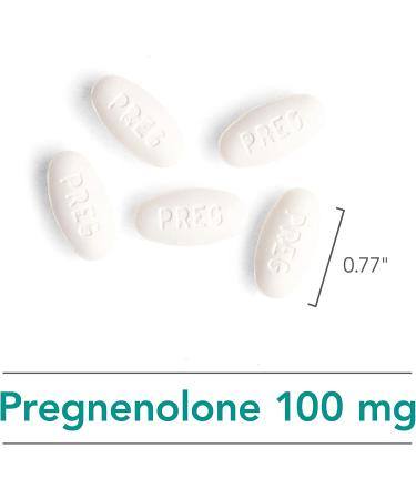 Nutricology Pregnenolone 100mg - 60 Scored Tablets for Hormonal Support - Buy Online on GoSupps.com