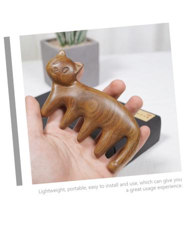 Beavorty 4-Piece Kitten Massage & Hair Cutting Comb Set - Antistatic Wide Tooth Sandalwood Combs for Scalp & Head Massage | Travel-Friendly Hairdressing Tools - Buy Online on GoSupps.com